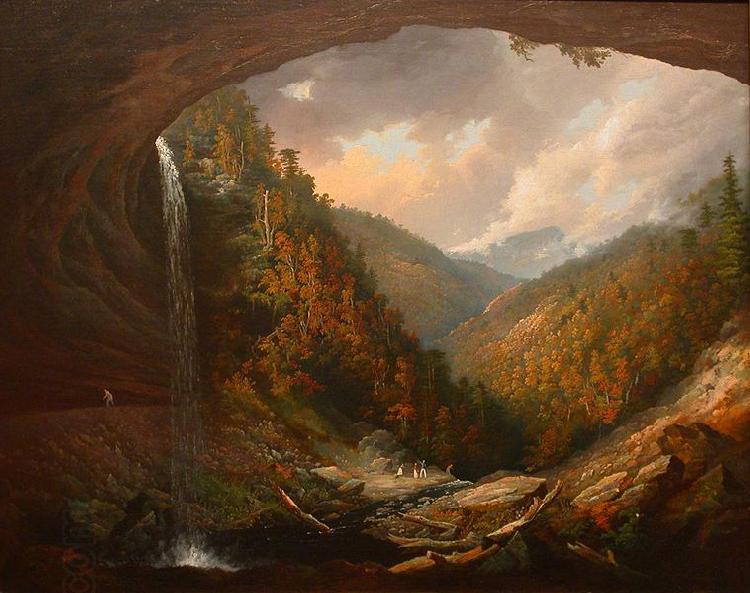 unknow artist Cauterskill Falls on the Catskill Mountains China oil painting art